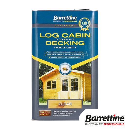 Barrettine Log Cabin & Decking Treatment 5L - Image