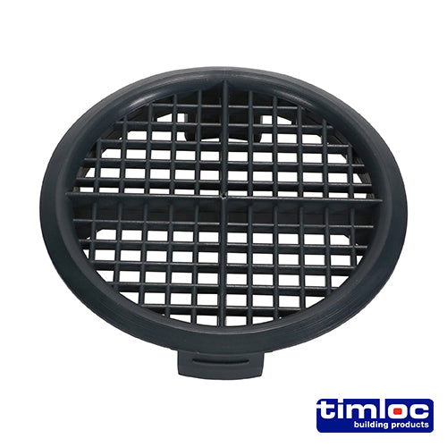 Timloc Push-in Soffit Vent Grey -  70mm - Image