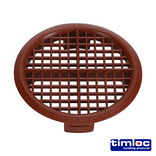 Timloc Push-in Soffit Vent Brown -  70mm - Image