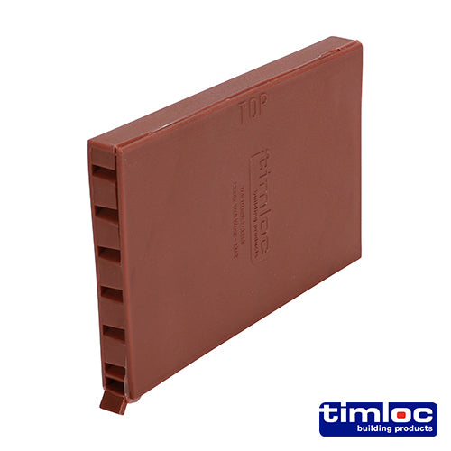 Timloc Cavity Wall Weep Vent Brown - 65 x 10 x 100mm - Image