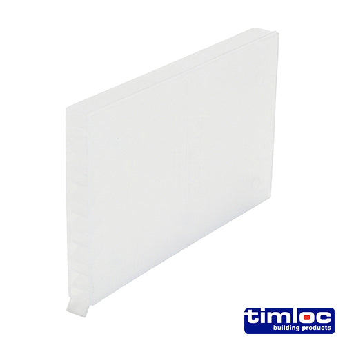 Timloc Cavity Wall Weep Vent Clear - 65 x 10 x 100mm - Image