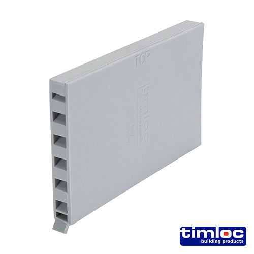 Timloc Cavity Wall Weep Vent Grey - 65 x 10 x 100mm - Image