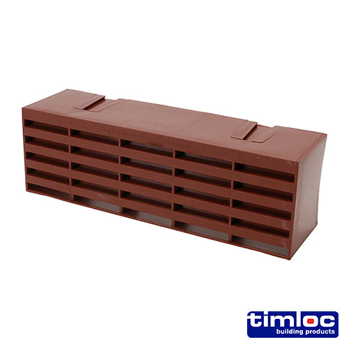 Timloc Airbrick Plastic  Brown - 215 x 69 x 60mm - Image