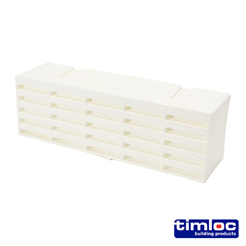 Timloc Airbrick Plastic White - 215 x 69 x 60mm - Image