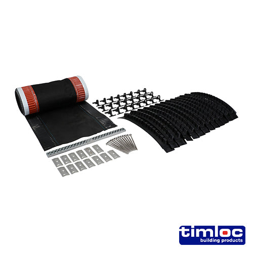 Timloc Roll Out Dry Fix Ridge Kit Black - 6 metres - Image