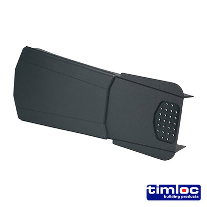 Timloc Ambi-Verge Universal Dry Fix Verge System for Profiled Roof Tiles Grey - 405 x 95/160mm - Image