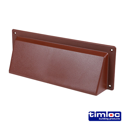 Timloc External Cowl  Brown - 255 x 95mm - Image