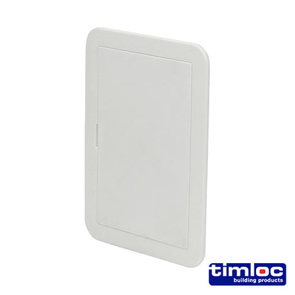Timloc Access Panel Plastic Clip Fit White - 115 x 165mm - Image
