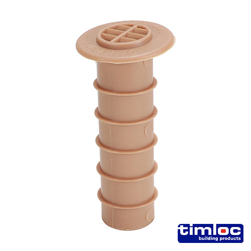 Timloc Cavity Wall Drill Vent Buff - 80 (drill hole 25mm) - Image
