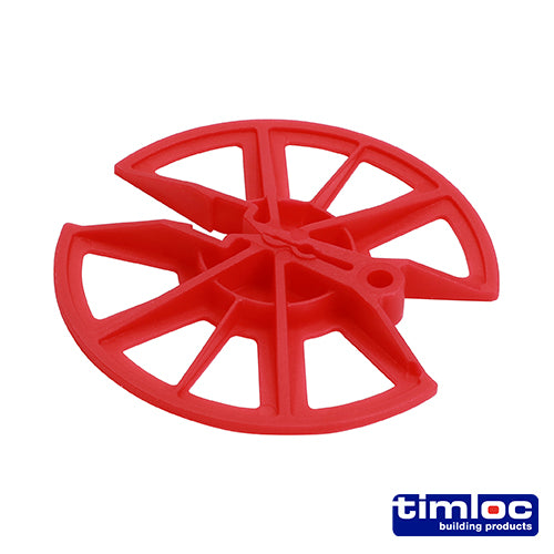 TIMCO Insulation Retaining Discs Red - 80mm Dia - Image