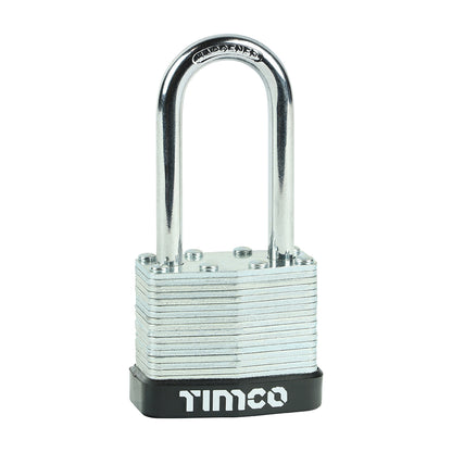 TIMCO Laminated Padlock - Long Shackle - 40mm - Image