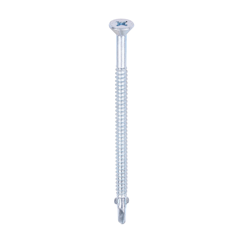 TIMCO Self-Drilling Wing-Tip Steel to Timber Light Section Silver Screws  - 5.5 x 100 - Image
