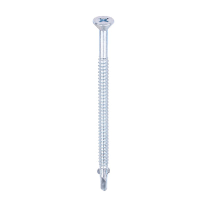 TIMCO Self-Drilling Wing-Tip Steel to Timber Light Section Silver Screws  - 5.5 x 100 - Image