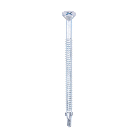 TIMCO Self-Drilling Wing-Tip Steel to Timber Light Section Silver Screws  - 5.5 x 100 - Image