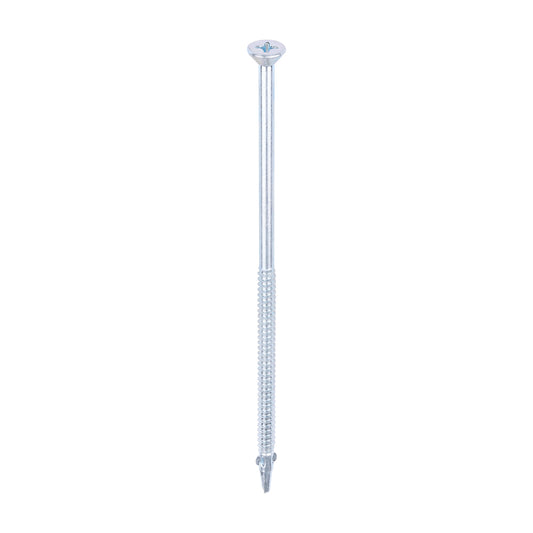 TIMCO Self-Drilling Wing-Tip Steel to Timber Light Section Silver Screws  - 5.5 x 150 - Image