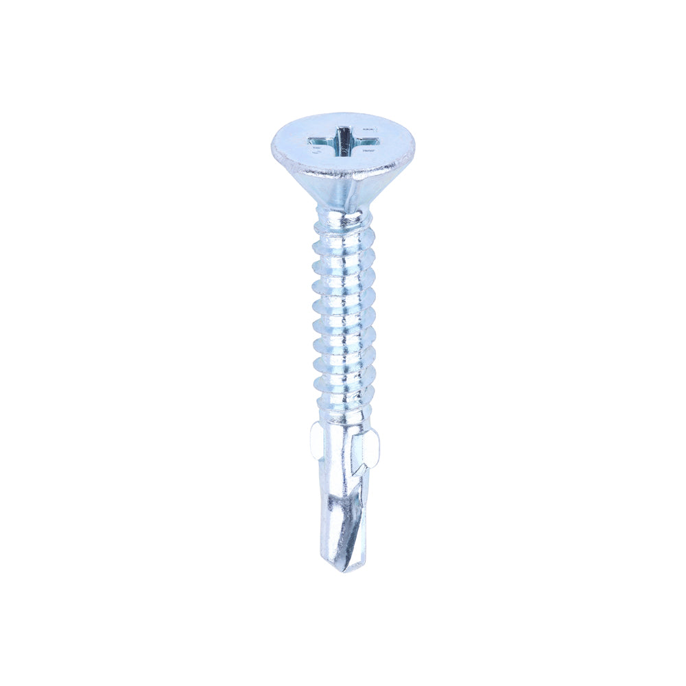 TIMCO Self-Drilling Wing-Tip Steel to Timber Light Section Silver Screws  - 4.2 x 32 - Image
