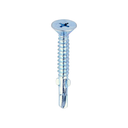 TIMCO Self-Drilling Wing-Tip Steel to Timber Light Section Silver Screws  - 4.8 x 38 - Image