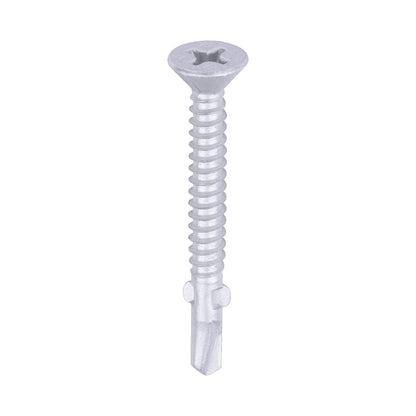 TIMCO Self-Drilling Wing-Tip Steel to Timber Light Section Exterior Silver Screws  - 5.5 x 50 - Image