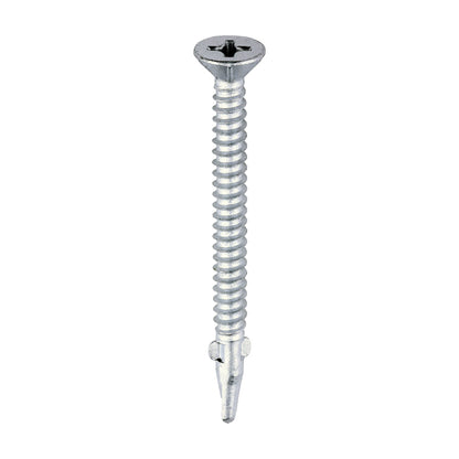 TIMCO Self-Drilling Wing-Tip Steel to Timber Light Section Exterior Silver Screws  - 5.5 x 65 - Image