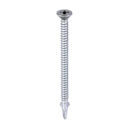 TIMCO Self-Drilling Wing-Tip Steel to Timber Light Section Exterior Silver Screws  - 5.5 x 85 - Image