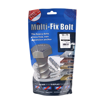 TIMCO Multi-Fix Bolts Hex Head Exterior Silver - 12.0 x 75 - Image