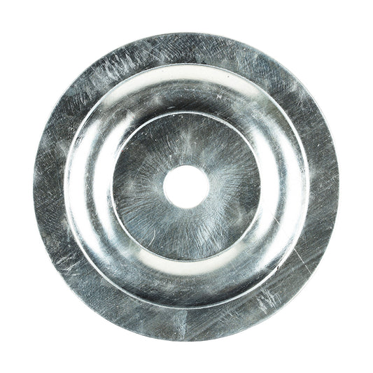 TIMCO Large Metal Insulation Discs Galvanised - 70mm - Image