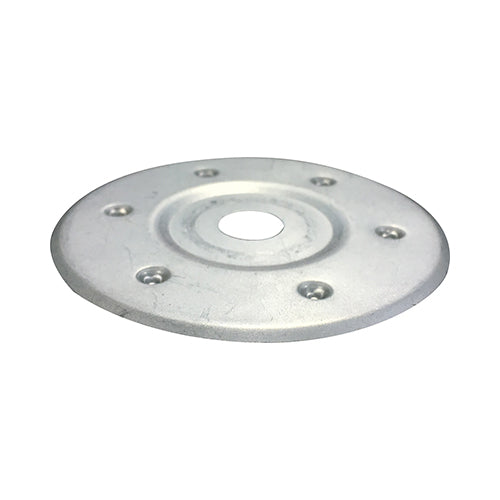 TIMCO Large Metal Insulation Discs Galvanised - 85mm - Image