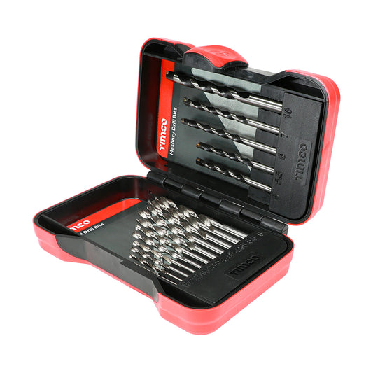 TIMCO Ground Jobber & Masonry Drill Set - 17pc - Image