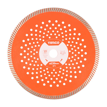 TIMCO Premium Diamond Blade Continuous  - 230 x 22.2 - Image