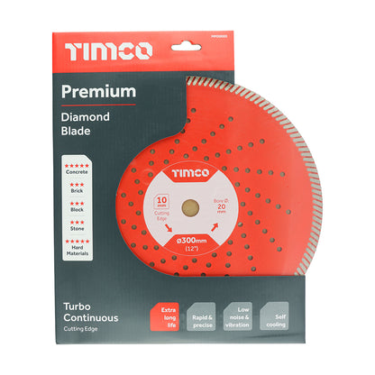 TIMCO Premium Diamond Blade Continuous - 300 x 20 - Image