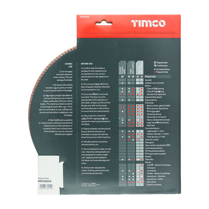 TIMCO Premium Diamond Blade Continuous - 300 x 20 - Image