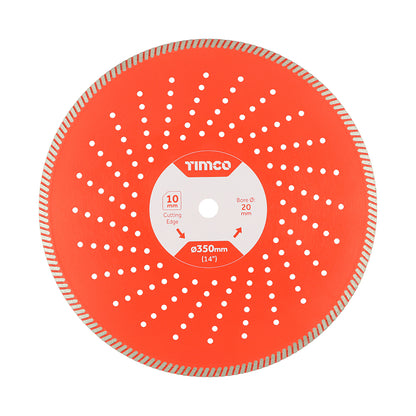 TIMCO Premium Diamond Blade Continuous - 350 x 20 - Image