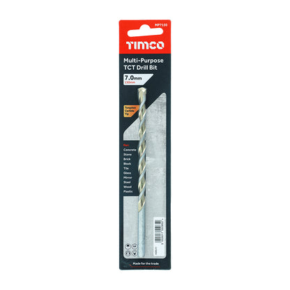 TIMCO TCT Multi-Purpose Drill Bits - 7.0 x 150 - Image