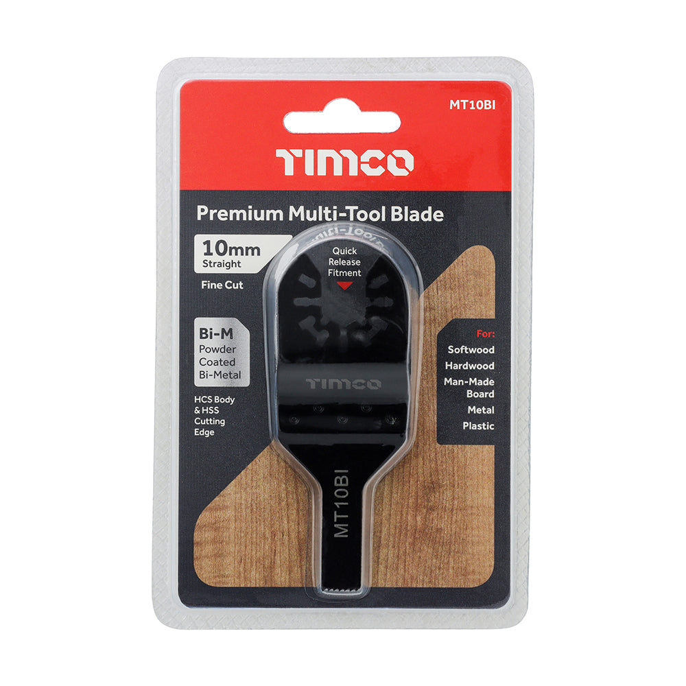 TIMCO Multi-Tool Fine Cut Blade For Wood/Metal Bi-Metal - 10mm - Image