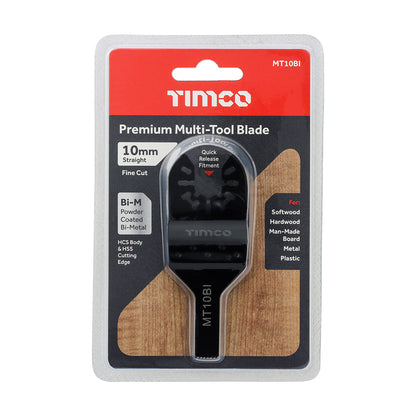 TIMCO Multi-Tool Fine Cut Blade For Wood/Metal Bi-Metal - 10mm - Image