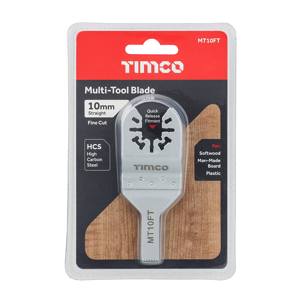 TIMCO Multi-Tool Fine Cut Blade For Wood Carbon Steel - 10mm - Image