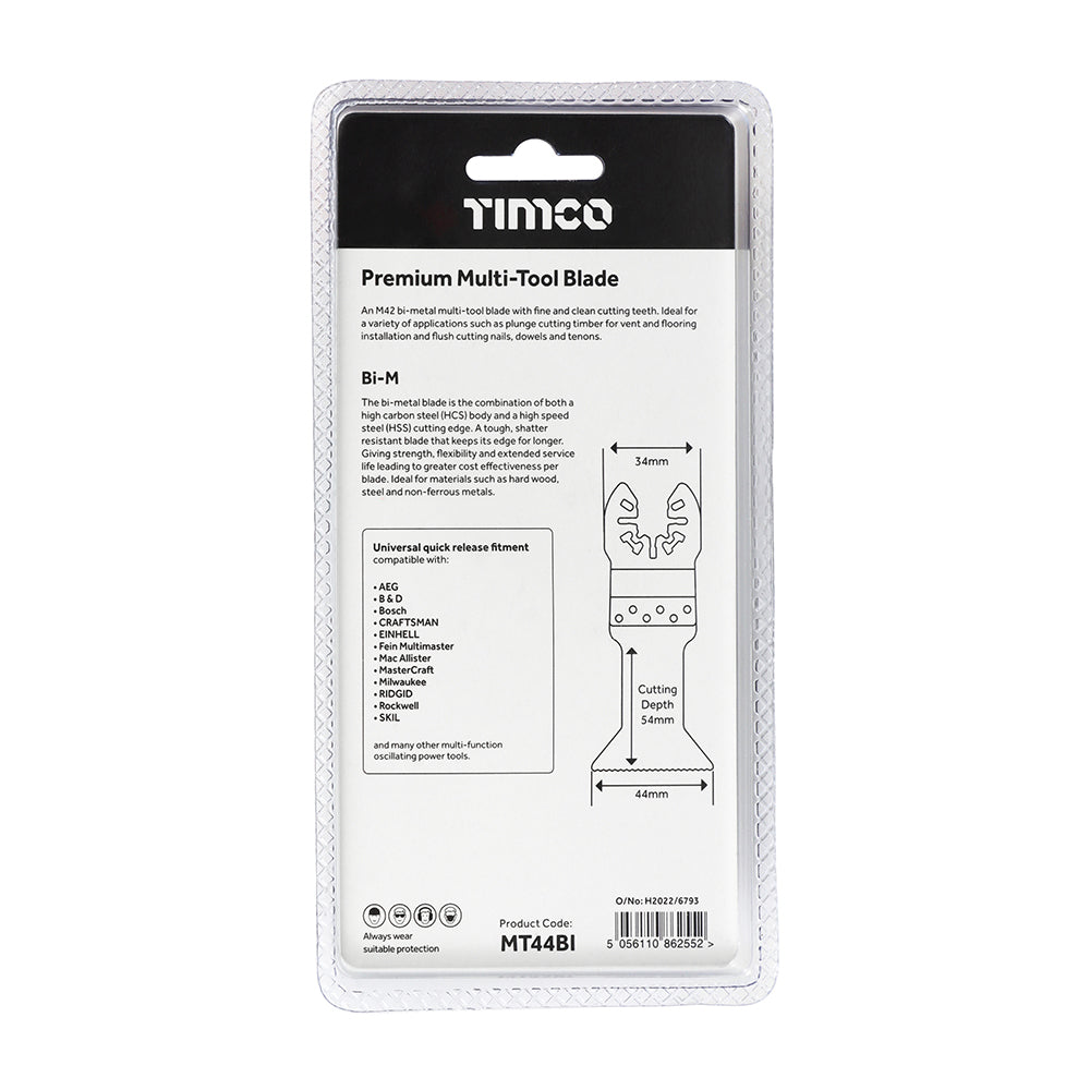 TIMCO Premium MTool Blade Straight - 44mm - Image
