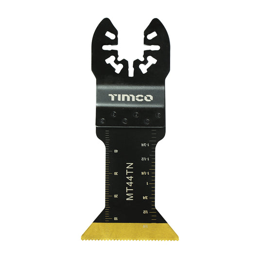 TIMCO Multi-Tool Fine Cut Blade For Wood/Metal Titanium Coated Bi-Metal - 44mm - Image