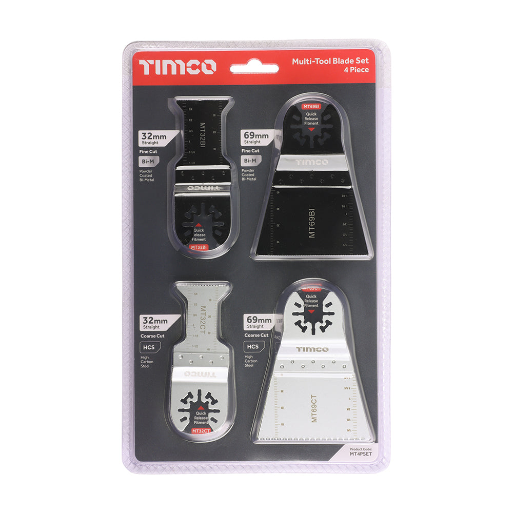 TIMCO Multi-Tool Sets 4 Piece Set - Mixed - Image