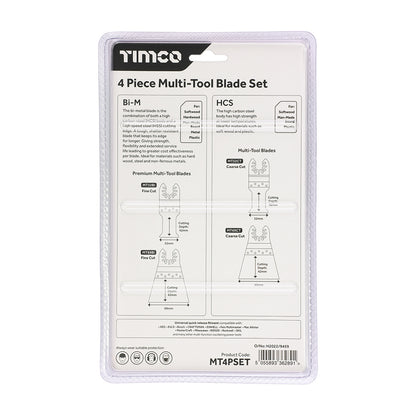 TIMCO Multi-Tool Sets 4 Piece Set - Mixed - Image