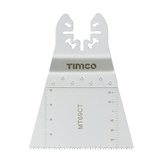 TIMCO Multi-Tool Coarse Cut Blade For Wood Carbon Steel - 69mm - Image