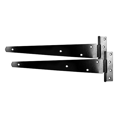 TIMCO Medium Tee Hinges Black - 12" - Image