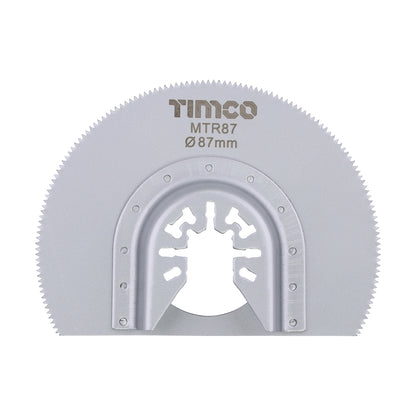 TIMCO Multi-Tool Radial Blade For Wood Carbon Steel - Dia. 87mm - Image