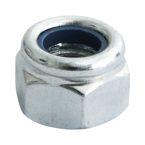 TIMCO Nylon Insert Nuts Type P DIN982 Silver - M8 - Image