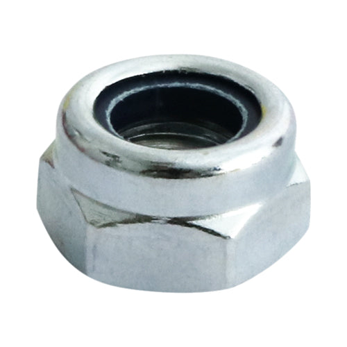 TIMCO Nylon Insert Nuts Type T DIN985 Silver - M6 - Image
