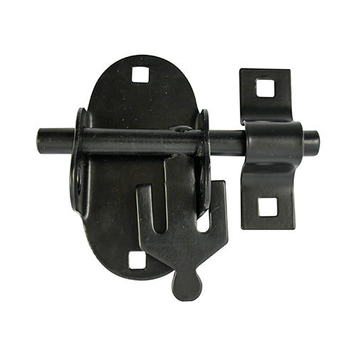 TIMCO Oval Padbolt Black - 4" - Image
