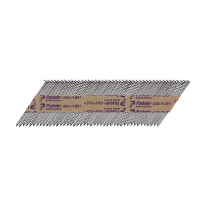 Paslode IM350+ Nails & Fuel Cells Trade Pack Ring Shank Galvanised + - 3.1 x 75/2CFC - Image