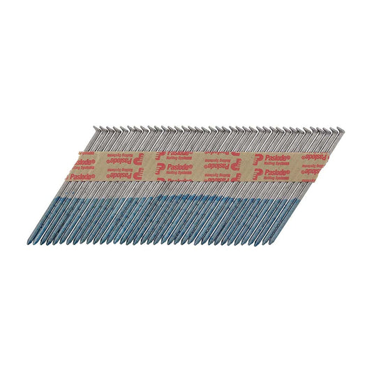 Paslode IM350+ Nails & Fuel Cells Trade Pack Plain Shank Hot Dipped Galvanised - 3.1 x 90/2CFC - Image