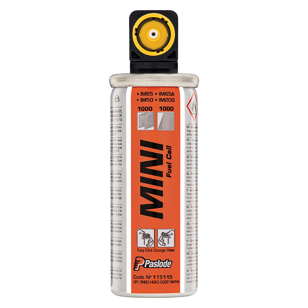 Paslode IM65 Brads & Fuel Cells Pack Straight Electro Galvanised - 16g x 38/2BFC - Image