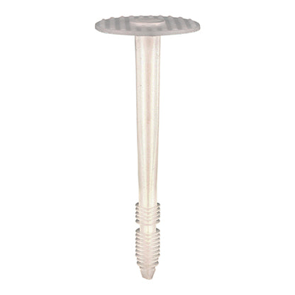 TIMCO Plastic Insulation Fixings White - 8.0 x 130 - Image